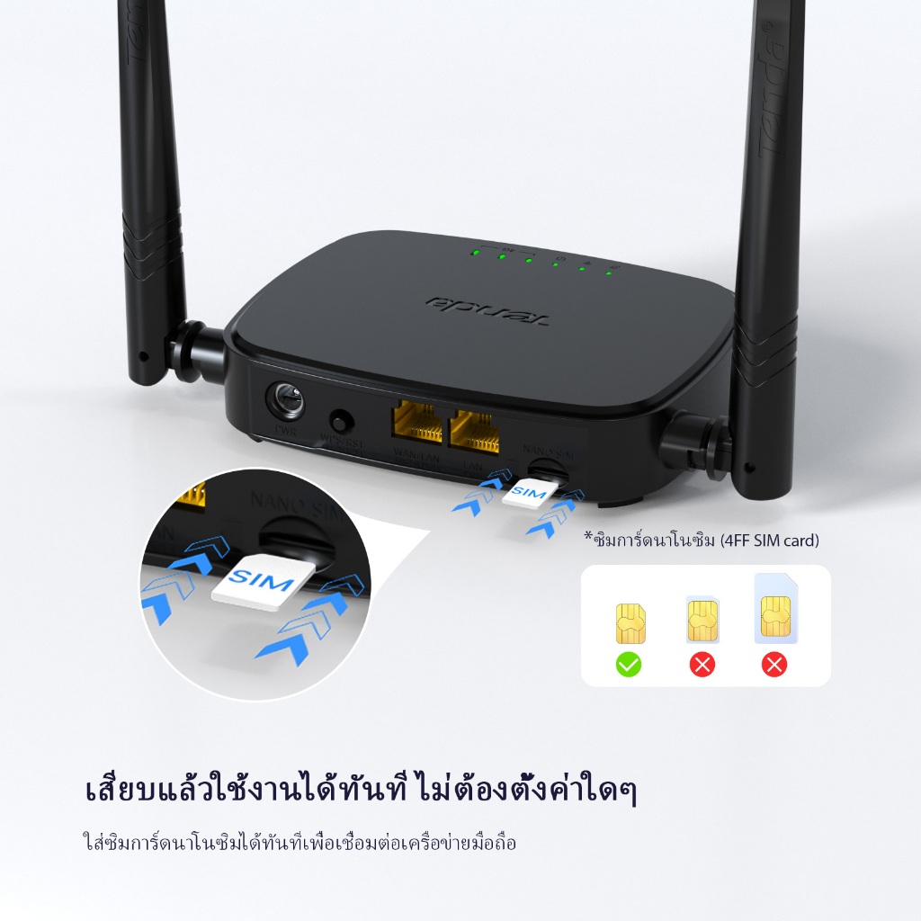 เราเตอร์ใส่ซิม Pro Router WiFi รุ่น 4G03 Pro 3