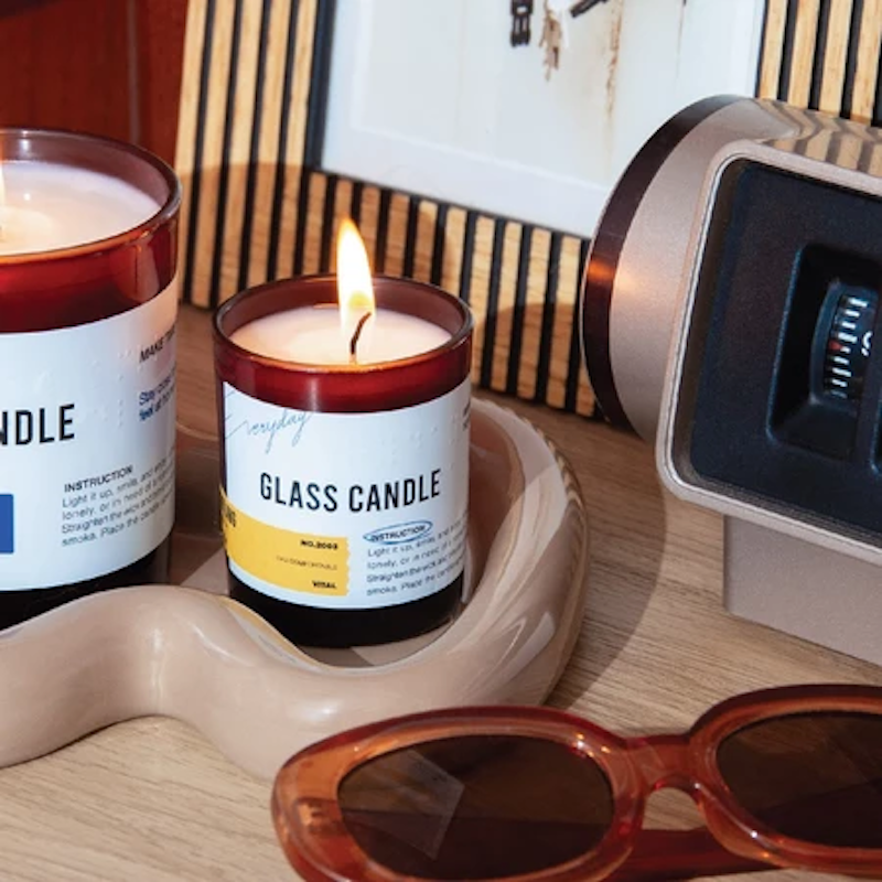 Everyday Basic Glass Candle 3