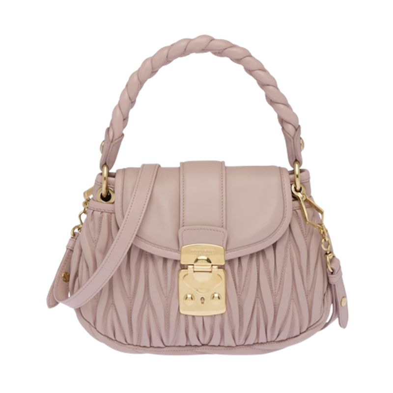 กระเป๋า Miu Miu รุ่น Miu Coffer Matelassé Nappa Leather Handbag 1