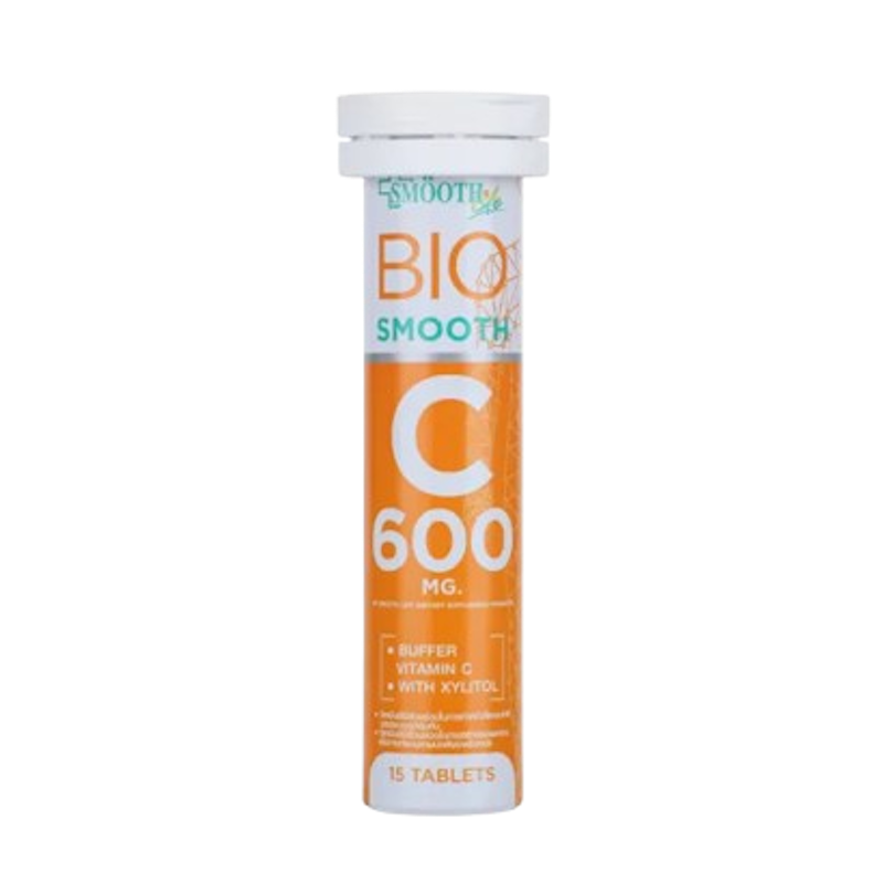 วิตามินซีเม็ดอม Smooth Bio Vit C 600 mg. 1
