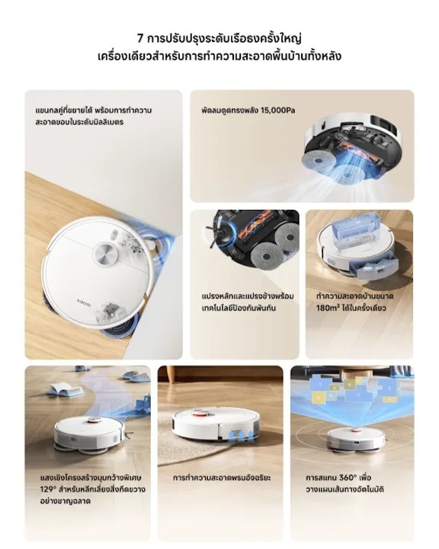 หุ่นยนต์ดูดฝุ่น Robot Vacuum S40 Pro 2
