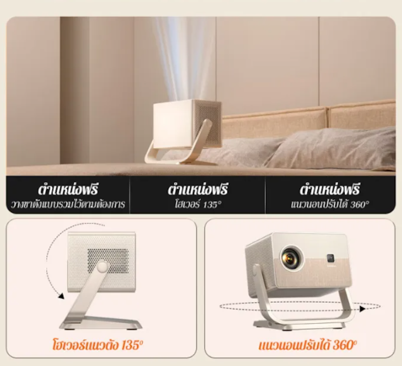 โปรเจคเตอร์มินิต่อกับมือถือ 3