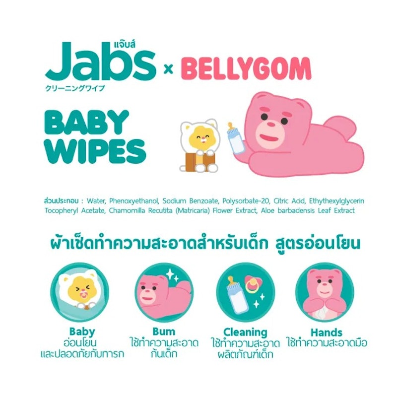 ทิชชู่เปียก Baby Wipes สูตรอ่อนโยน 3
