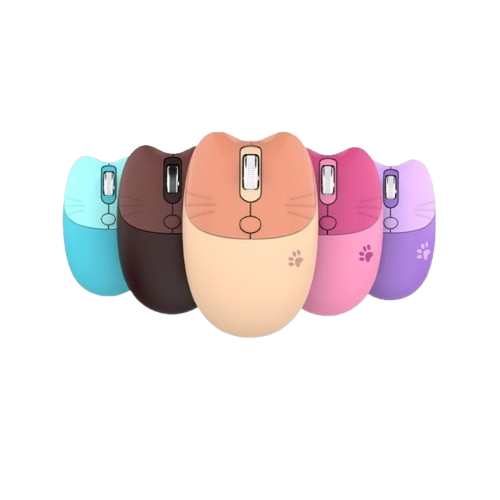 เมาส์ไร้สายเสียงเงียบ M3 Wireless 2.4 Gz Mouse Cat Model 1