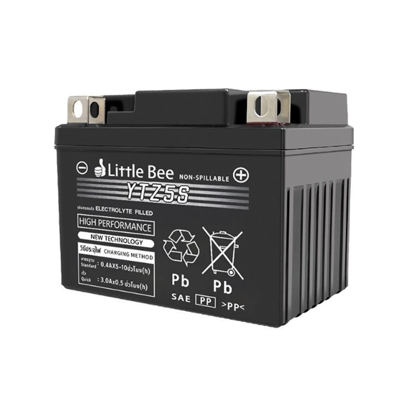 แบตเตอรี่มอเตอร์ไซค์ 12V 5Ah 1
