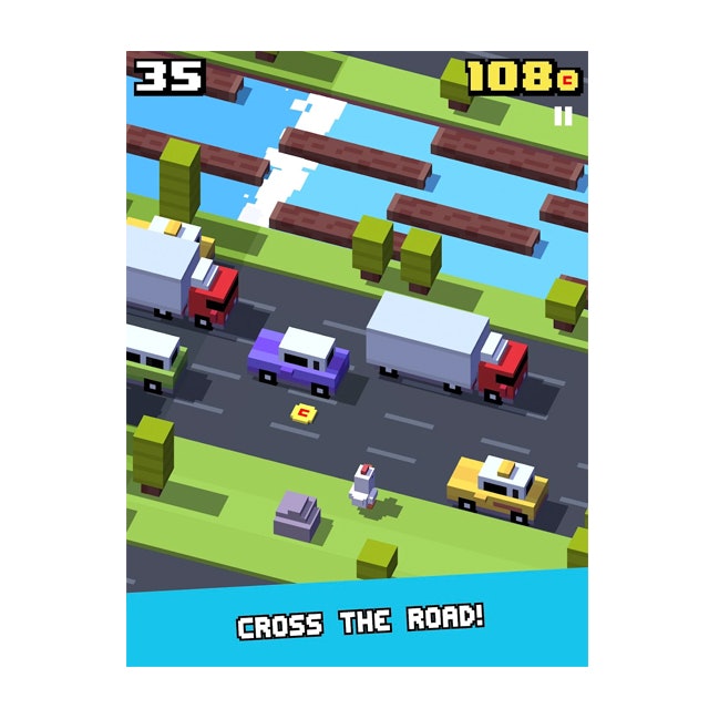 เกมออฟไลน์ มือถือ Crossy Road 2