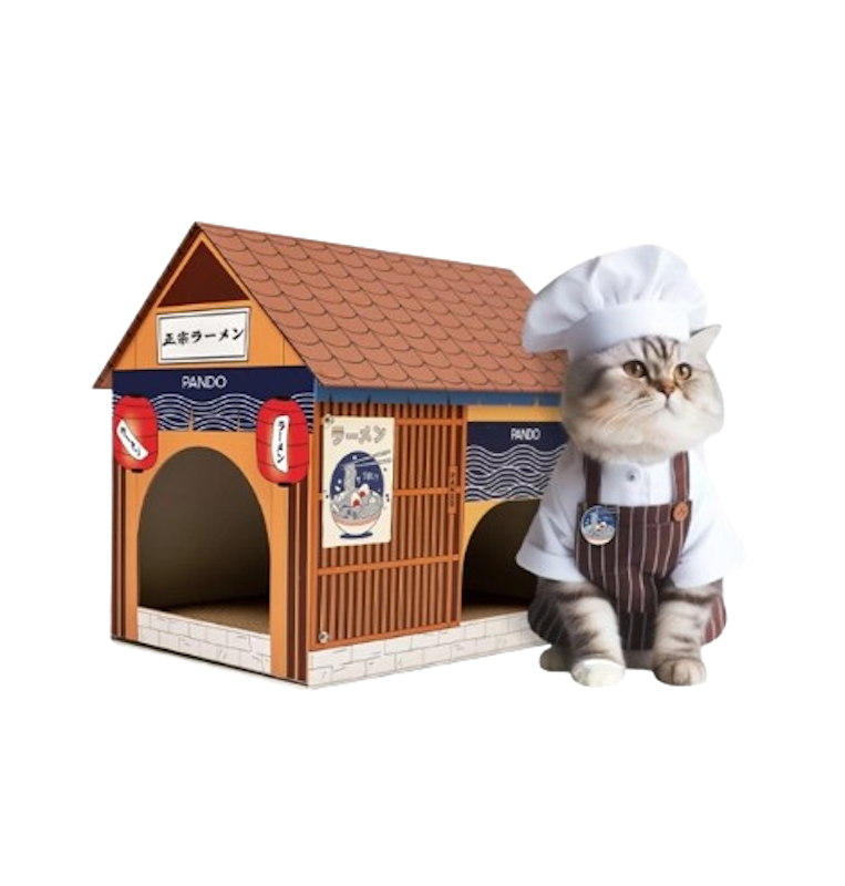 Premium House & Cat Scratcher 3