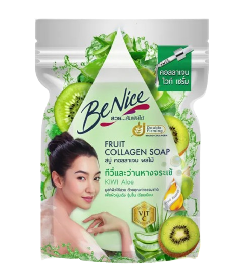 Fruit Collagen Soap Kiwi & Aloe Vera 1