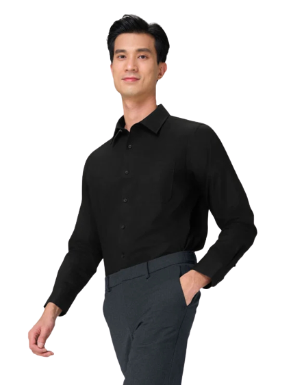 เสื้อเชิ้ต Slim Fit รุ่น GQWhite 2