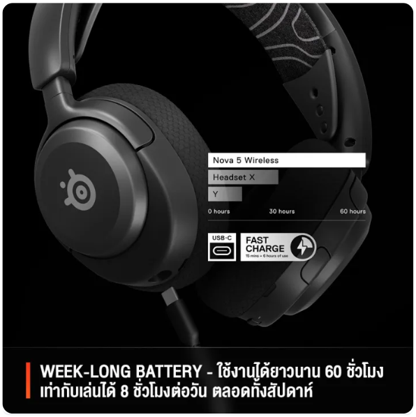หูฟังเกมมิ่งไร้สาย Arctis Nova 5 2