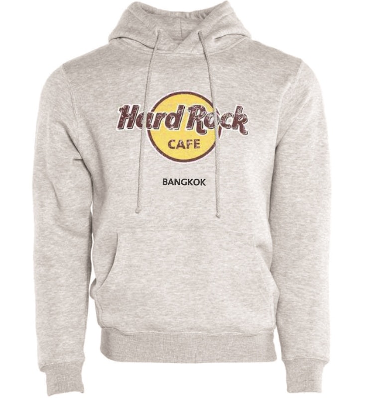 ของสะสม Hard Rock Bangkok Pullover Hoodie Grey 1