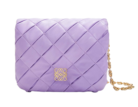 กระเป๋า Loewe รุ่น Puffer Goya Bag In Pleated Shiny Nappa Lambskin 1