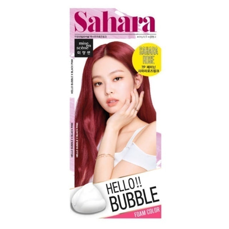 ยาย้อมผม mise en scene Hello Bubble Foam Color 7P Sahara Rose 1
