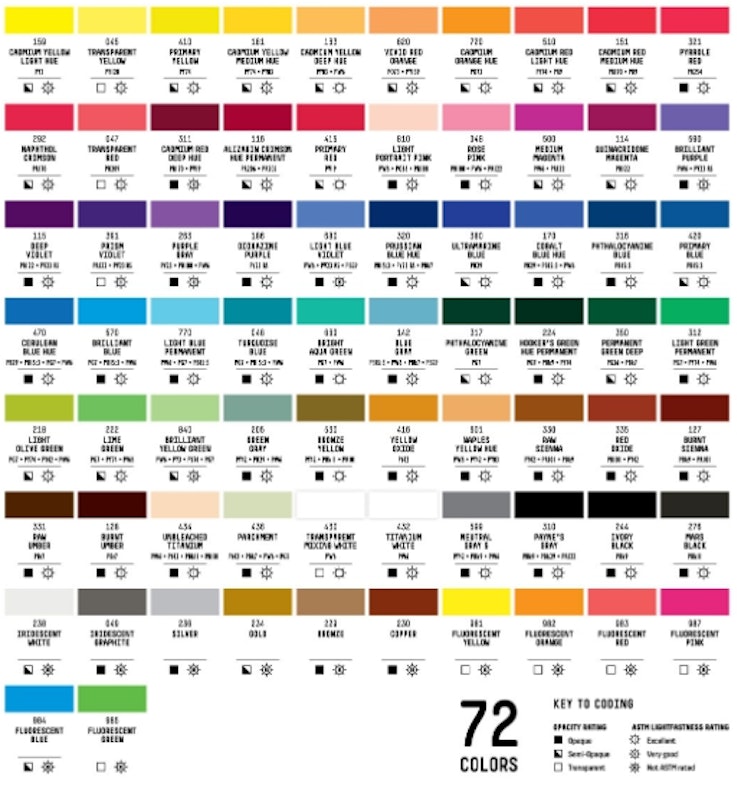 BASICS Acrylic color 2