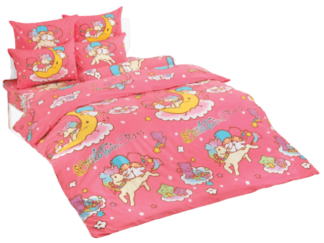 ผ้าปูที่นอนครบเซ็ต ลาย Little Twin Stars 1