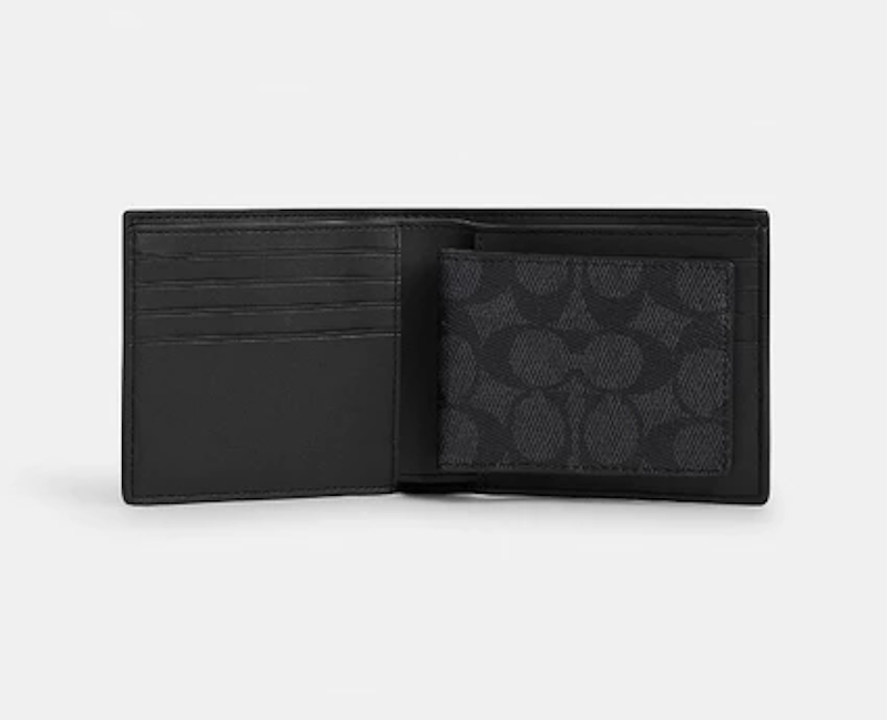 กระเป๋าสตางค์ผู้ชาย 3-In-1 Wallet In Signature Canvas 2