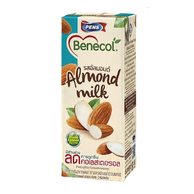 นมอัลมอนด์ Benecol ปราศจากคอเลสเตอรอล 1