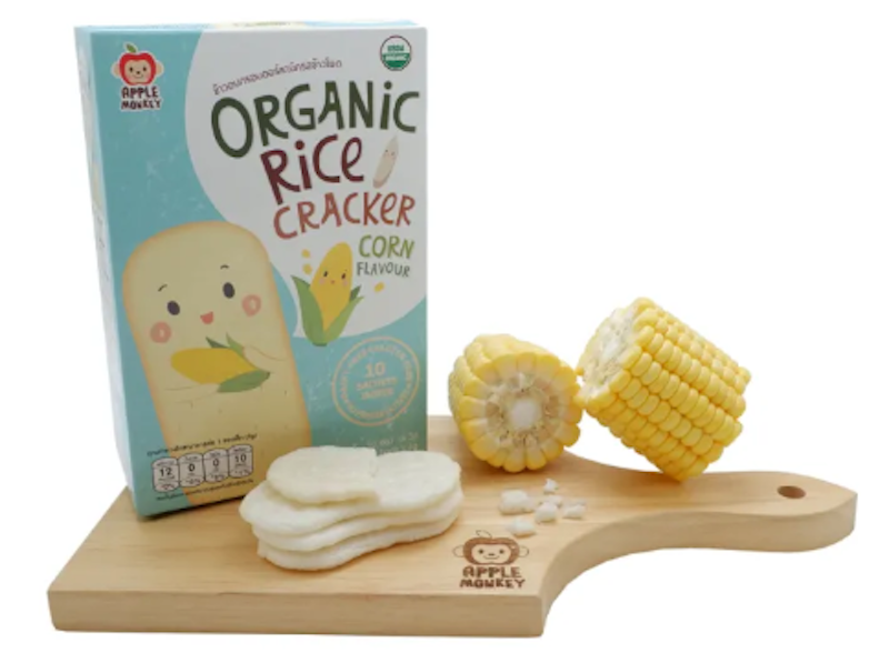Organic Rice Cracker Corn 1