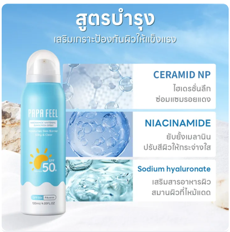 Niacinamide Whitening Sunscreen Spray 2