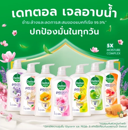 ครีมอาบน้ำ Shower Gel Proskin Purifying Lavender 3