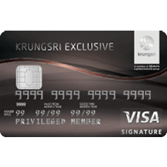 KRUNGSRI บัตรเครดิตเติมน้ำมัน Krungsri Exclusive Signature 1枚目