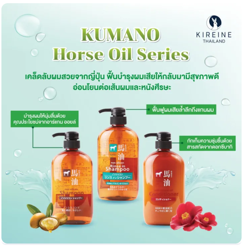 Horse Oil Non Silicon Rinse In Shampoo 2