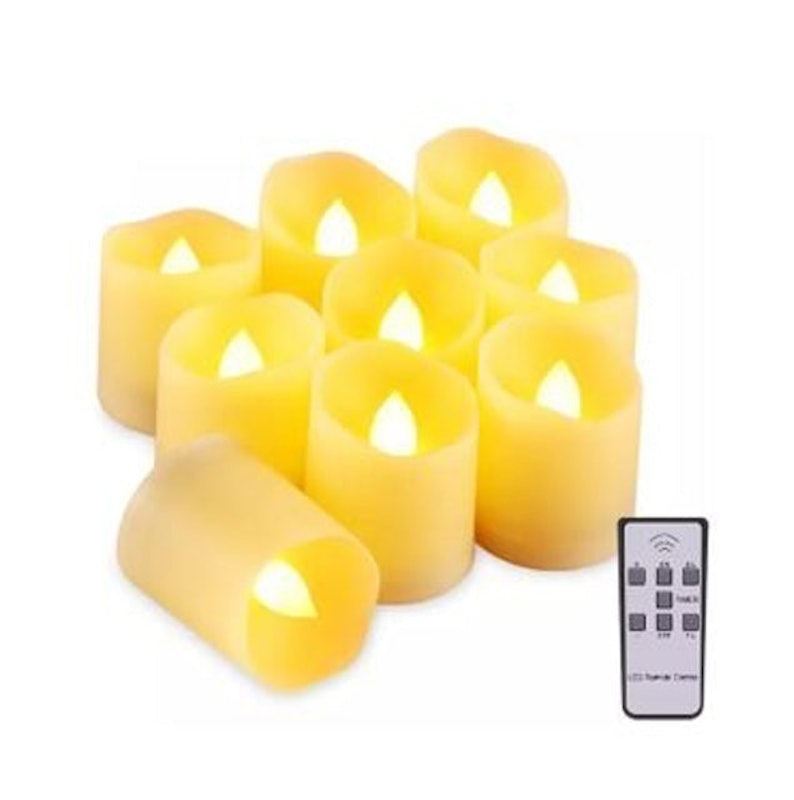 เทียน LED 9 ชิ้น พร้อมรีโมท 1