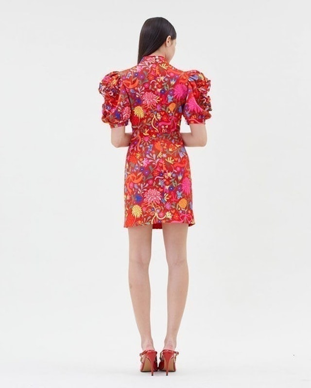 ชุดกี่เพ้า Mandarin Midi Dress With Detail 4