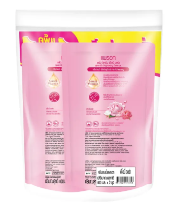Shower Cream Serum Vitamin Peony Aura 400ml. 2