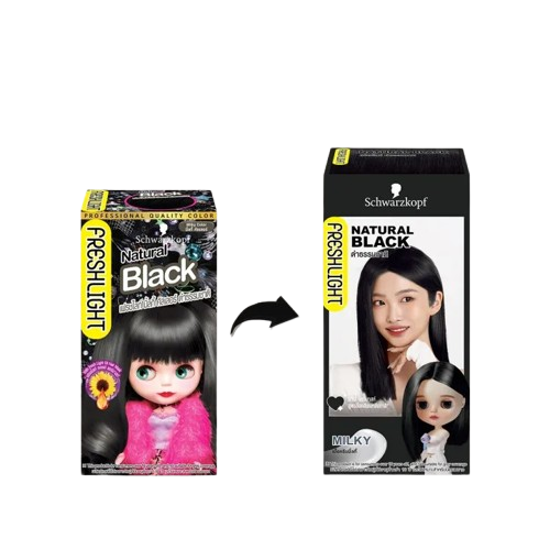 Freshlight Milky Color Natural Black  3