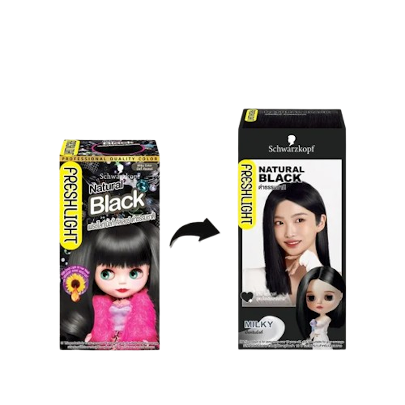 Freshlight Milky Color Natural Black 3