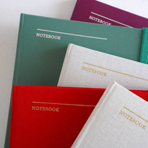 สมุดจดบันทึกแบบมีเส้น 96 แผ่น Notebook A5 3