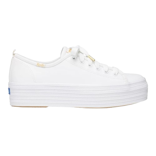 รองเท้าผ้าใบหนัง Triple Up Leather 1