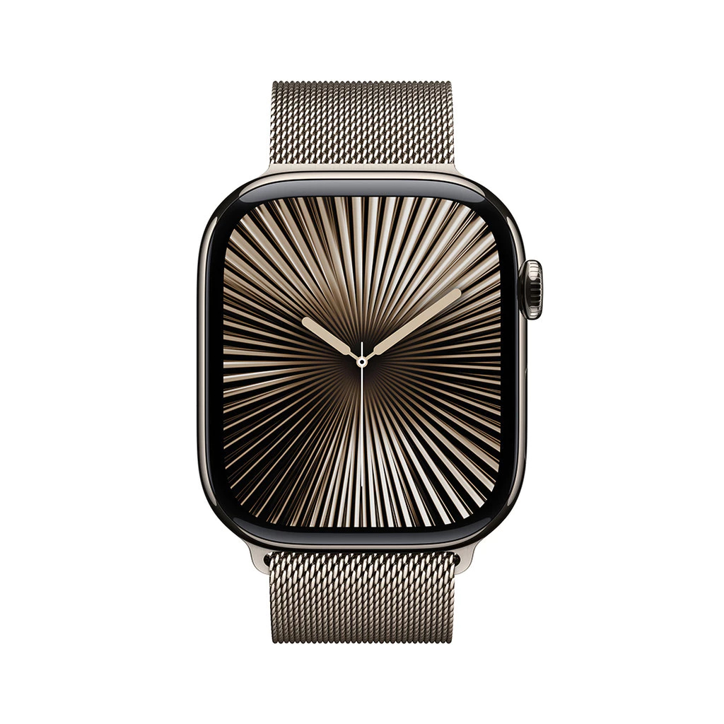 Series 10 GPS + Cellular 46mm Titanium Case With Milanese Loop 1