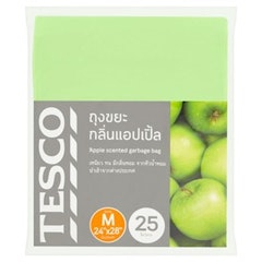 ถุงขยะ โลตัส กลิ่นแอปเปิ้ล ขนาด M 24 x 28 นิ้ว