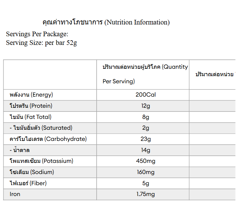 โปรตีนบาร์ Choc Sea Salt Protein Bar  3