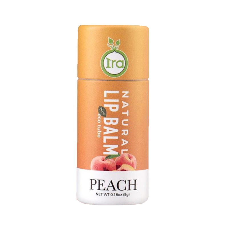 Natural Lip Balm Eco Tube Peach 2