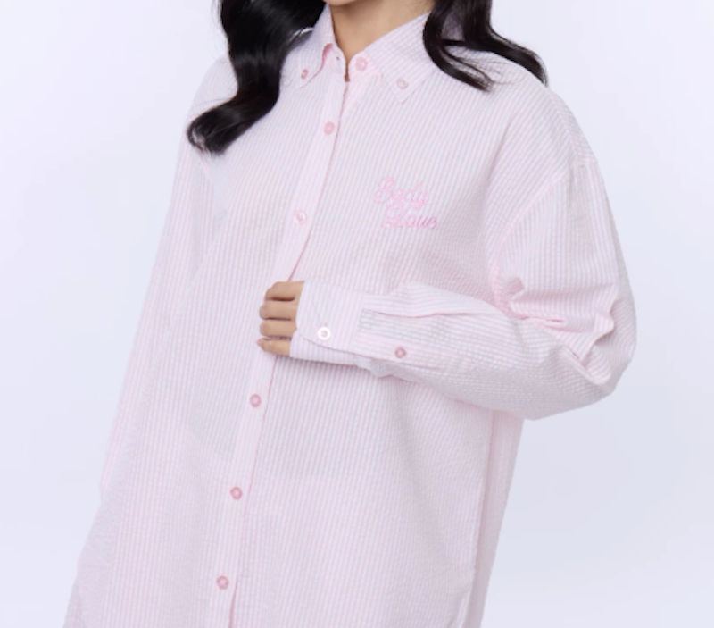 เสื้อเชิ้ตแขนยาวผู้หญิง Women's SEERSUCKER Shirt 3