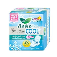 Laurier Super Ultra Slim Cool กลางวัน