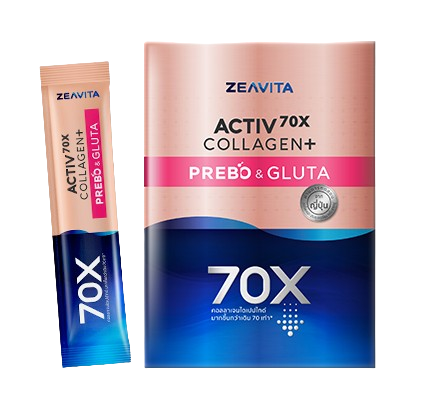 คอลลาเจน กลูต้า&ซิงค์ แม็กซ์ + พรีไบโอติก 2