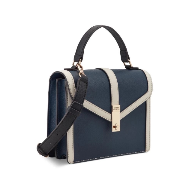 DELVIN Crossbody Flap Blue  2