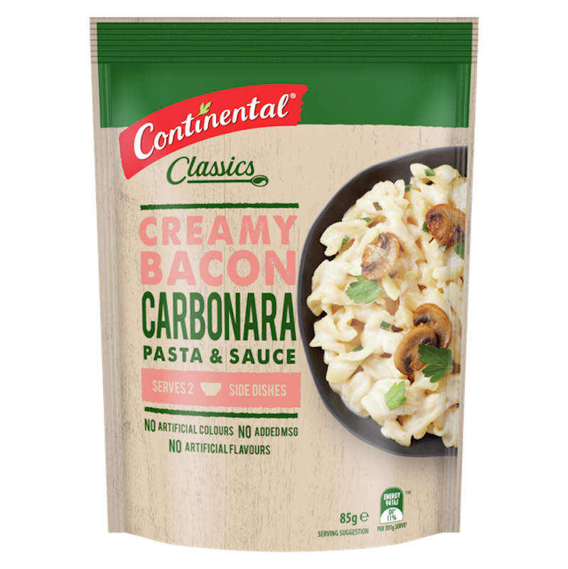 ซอสคาโบนาร่า Classic Creamy Bacon Carbonara Pasta & Sauce 1