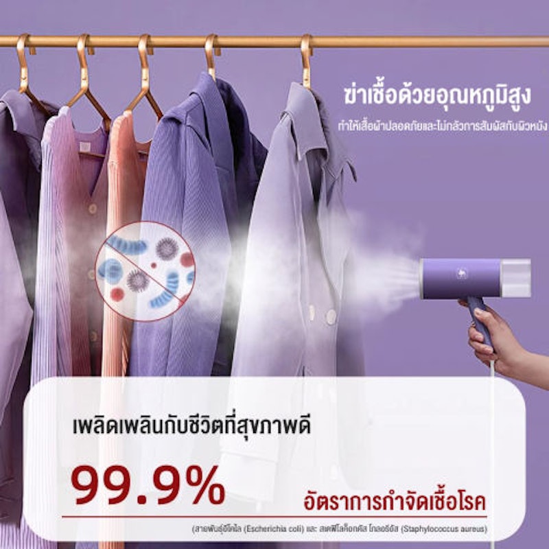 เตารีดไอน้ำพกพา รุ่นอัพเกรด 2