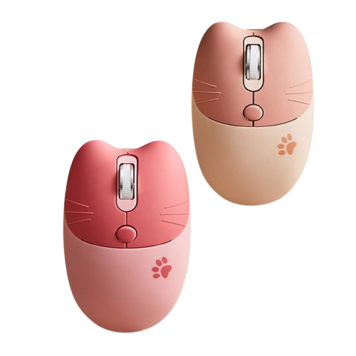 เมาส์ไร้สายเสียงเงียบ M3 Wireless 2.4 Gz Mouse Cat Model 2