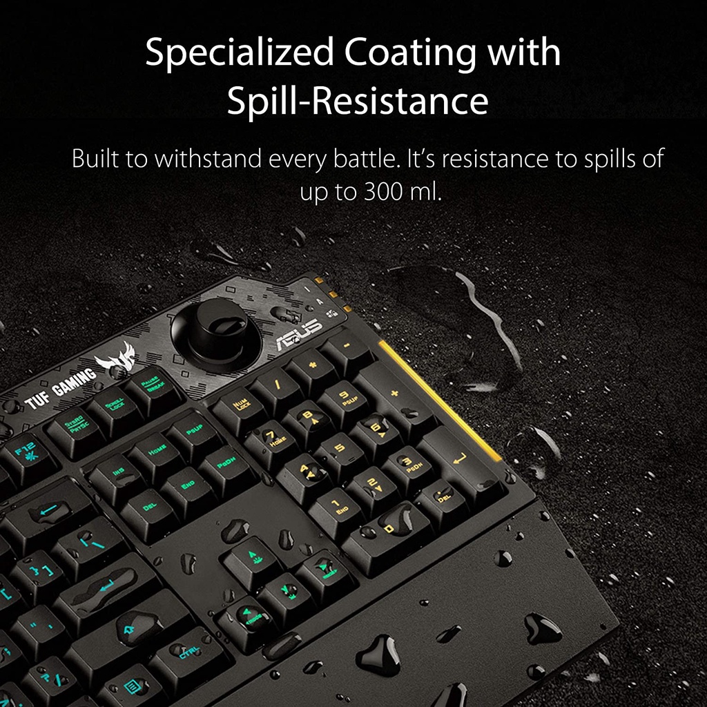 เกมมิ่งคีย์บอร์ด รุ่น TUF Gaming Keyboard K1 3