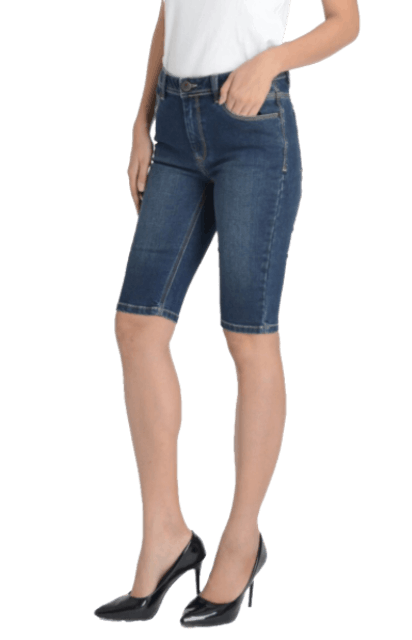 กางเกงยีนส์ขาสั้น Knee Length Denim Jeans Pants รุ่น PJ1DBU 1