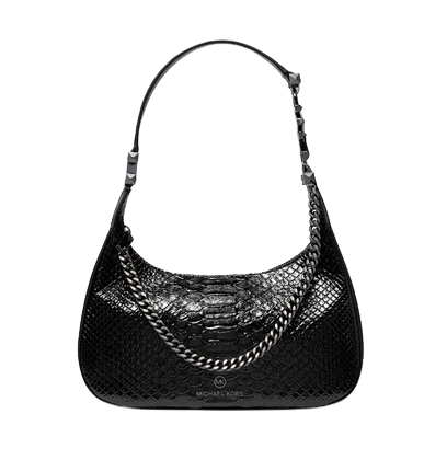 กระเป๋า Michael Kors รุ่น Piper Small Metallic Snake Embossed Leather Shoulder Bag 3