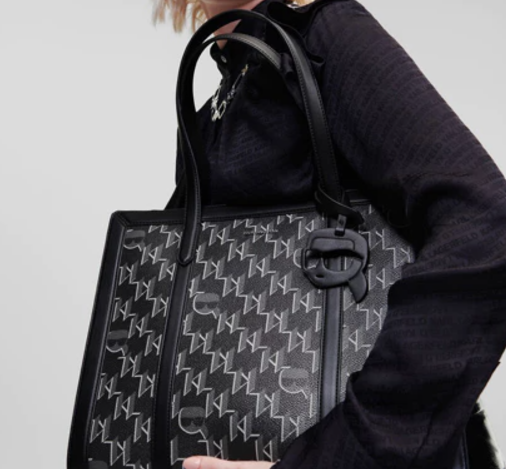 K/Ikonik 2.0 Monogram Coated Canvas Tote  3