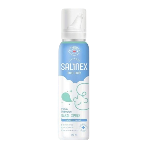 สเปรย์น้ำเกลือพ่นจมูกหรือล้างจมูกสำหรับเด็กอ่อน Salinex Mist Baby 1