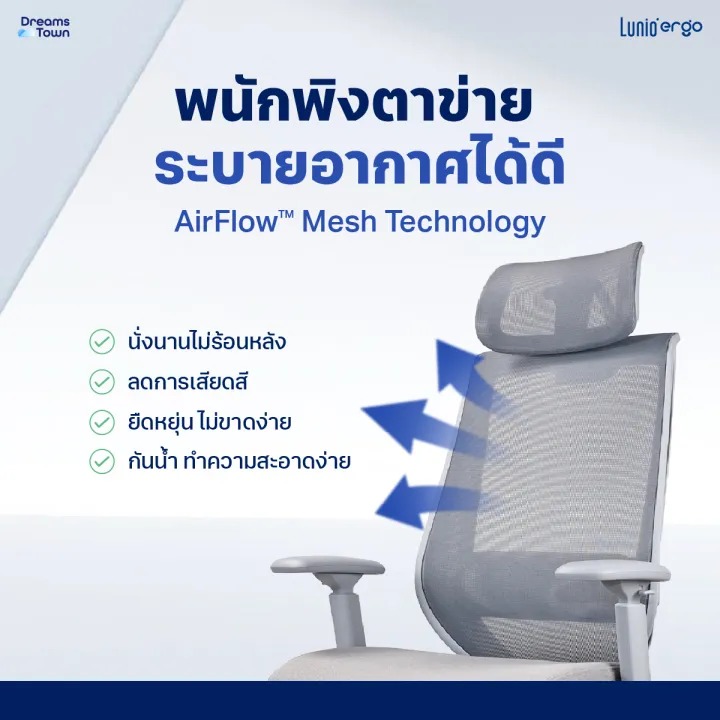 เก้าอี้ทำงาน รุ่น Apollo Smart X2 2